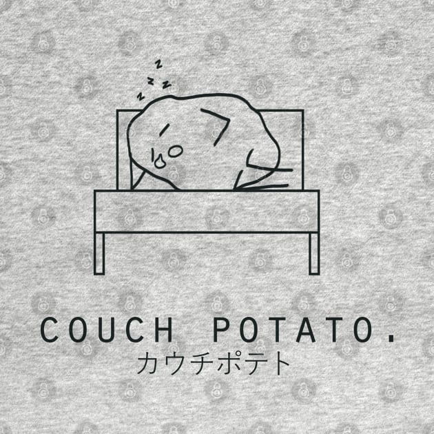 Couch Potato Minimalist/Simple Art by Neroaida